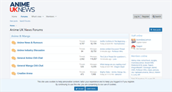 Desktop Screenshot of forums.animeuknews.net
